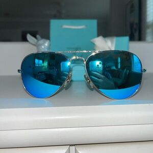 Swarovski Crystal Blue Aviators